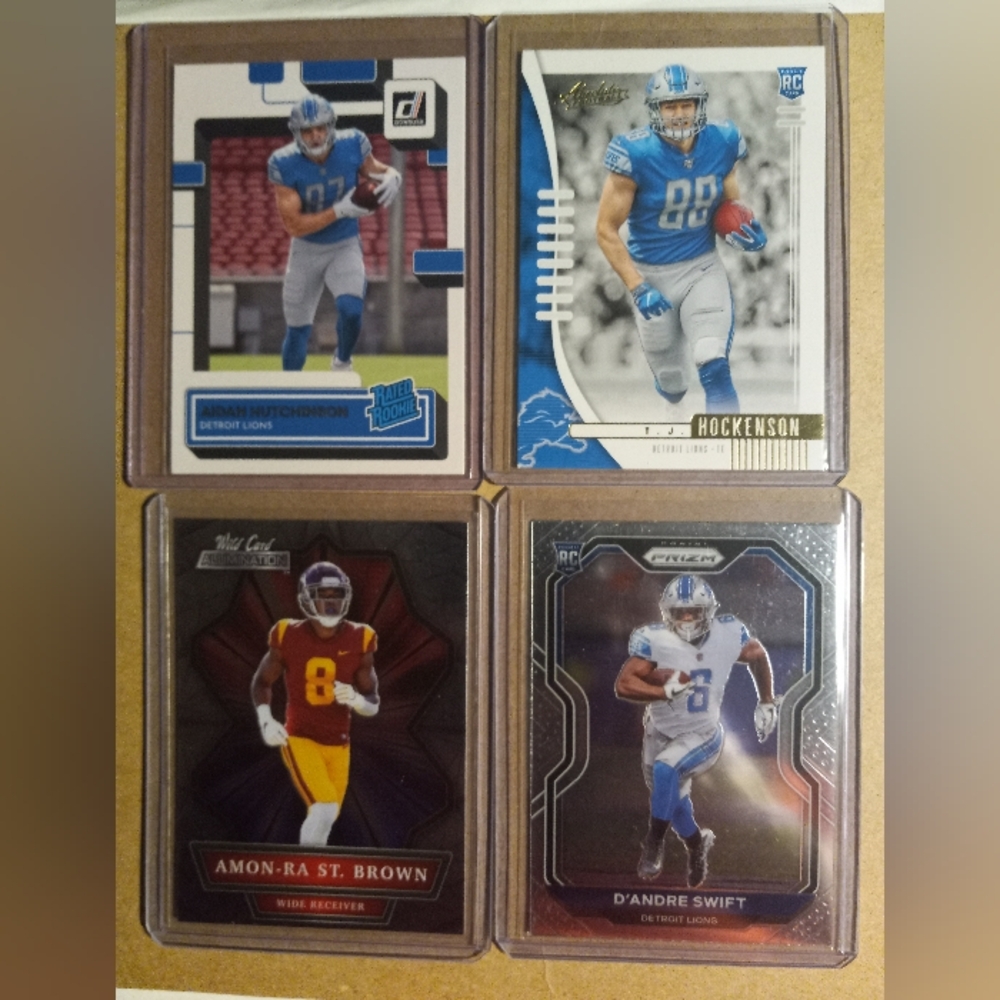Detriot Lions Supetstar Rc Lot!!